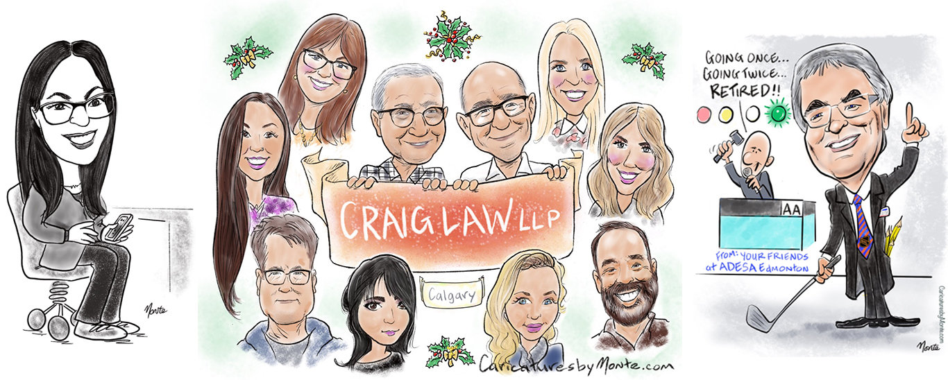 Caricatures By Monte