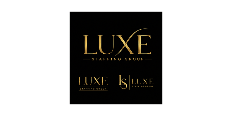 luxe staffing group logo