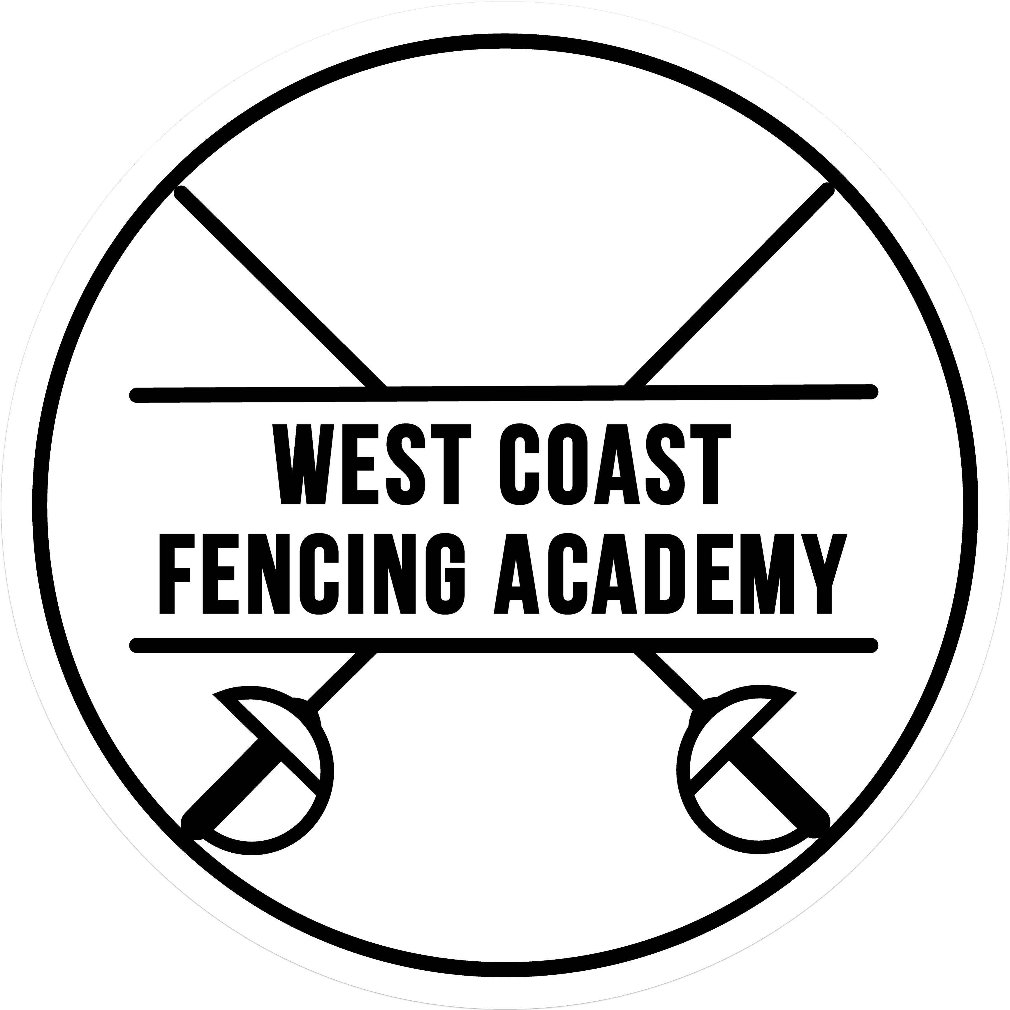 West Coast Fencing Academy logo