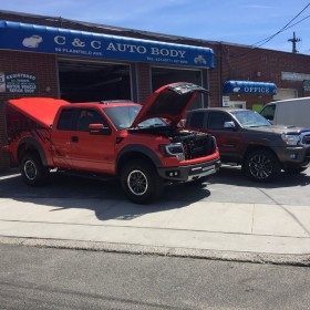 C & C Auto Body logo